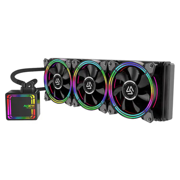 360mm bunte CPU-Kühler, Aio Wasser Kühlung Lüfter Computer Gehäuse Lüfter