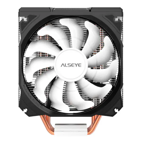 Alseye 120mm Dual Lüfter 4 Heatpipes Rgb Cpu Kühler Aura