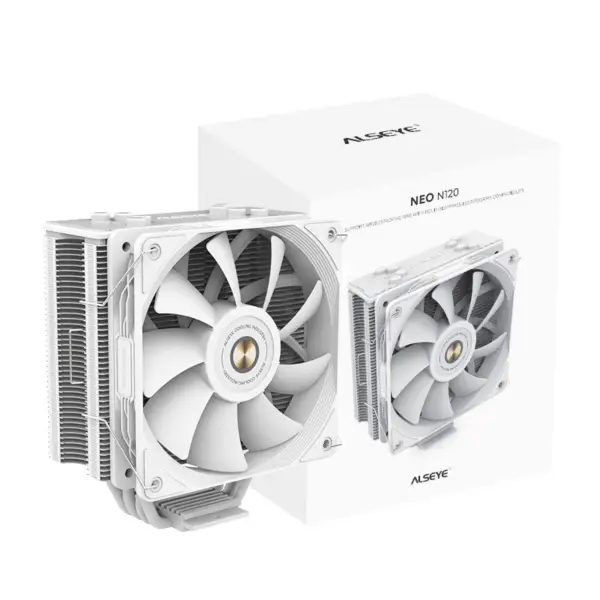 Alseye 12v 120mm Led Rgb Kühlkörper Kühler Pc Lüfter für 1700 und Am5