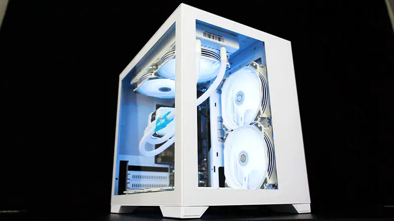 Alseye 360mm White Frame Sync Argb Aio Flüssigkeitskühler mit Temperaturanzeige für 12.