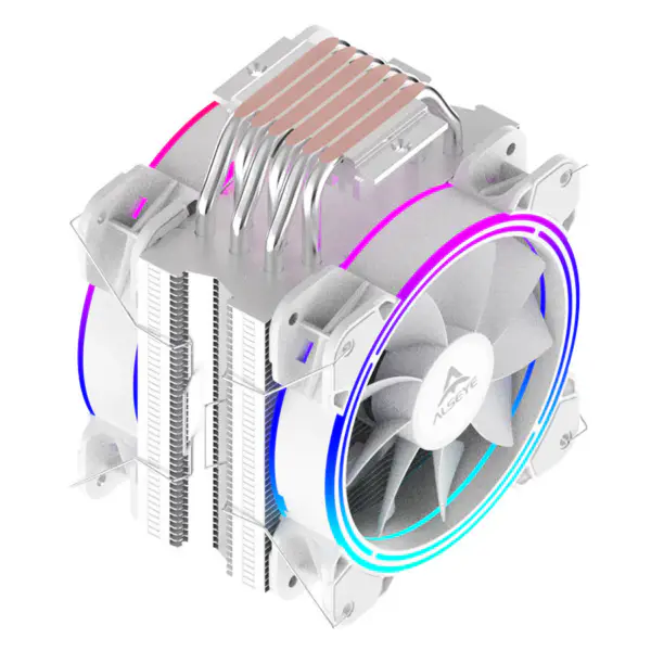 Alseye 6pipes 120mm Kühlkörper Dual Fan Argb Cpu Fan Cooler