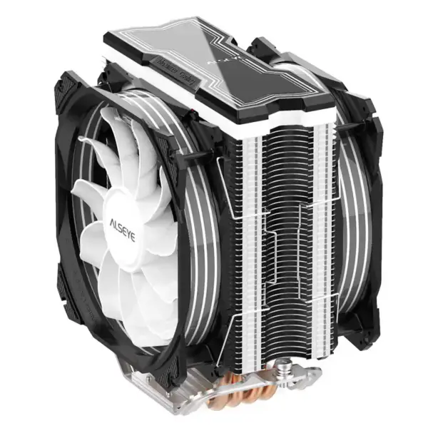 Alseye Beliebte M120d Schwarz Farbe 120mm Cpu Kühler Pc Gaming Luftkühlung System