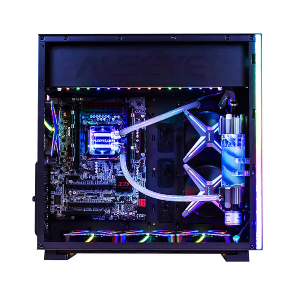 Computer Pc Wasserkühlung Kit Teile Flüssigkeitskühlung Diy 240 Radiator mit 2 Stück Gehäuse Lüfter