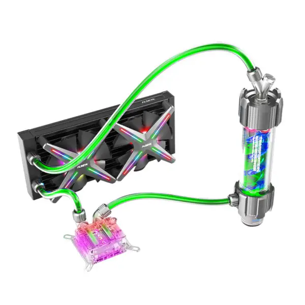 Hohe Leistung Diy 240 Xtreme Soft Tube Wasserkühlung Kit mit 120mm Rgb Fan für Computer