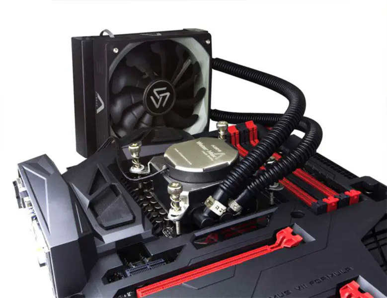 Flüssigkeitskühler Watermax120 Cpu mit hoher Leistung Flüssigkeitskühlung Computer Wasserkühlung Fan12cm Pwm 4pin Aluminium Radiator