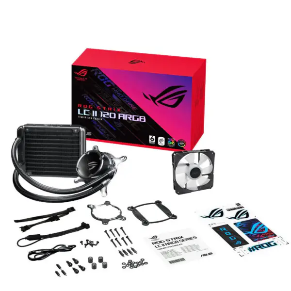 AsUs Rog Strix Lc Ii 120 Argb Integrierte Wasserkühlung Radiator Cpu Asetek Prozessor Kühlung