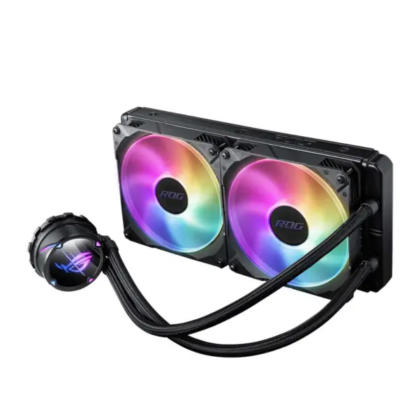 AsUs Rog Strix Lc Ii 280 Argb Aio 2fans Integrierte Wasserkühlung Radiator Cpu Asetek Prozessor Kühlung Fan