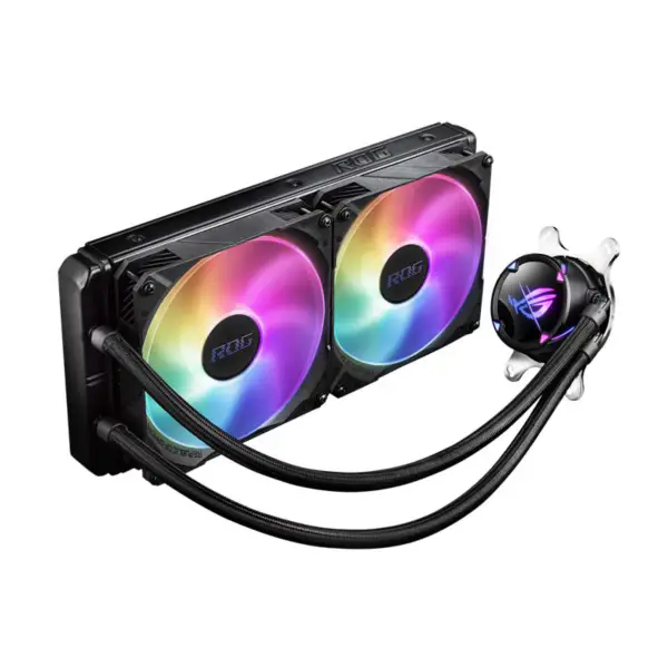 AsUs Rog Strix Lc Ii 280 Argb Aio 2fans Integrierte Wasserkühlung Radiator Cpu Asetek Prozessor Kühlung Fan