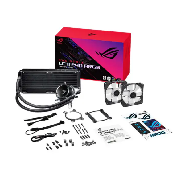 AsUs Rog Ryujin Ii 240 Argb 2fans Integrierte Wasserkühlung Radiator 12. Gen Cpu Asetek Prozessor Kühlung