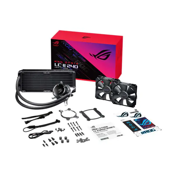 AsUs Rog Strix Lc Ii 240 2fans Integrierte Wassergekühlte Radiator Cpu Asetek 7. Pwm Dc Cpu Kühlung Fan