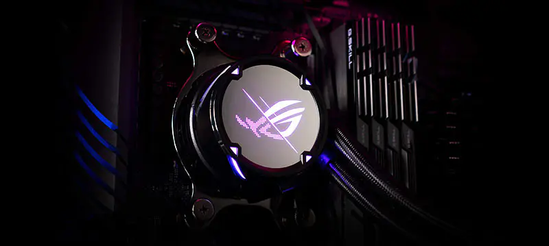AsUs Rog Strix Lc Ii 240 2fans Integrierte Wassergekühlte Radiator Cpu Asetek 7. Pwm Dc Cpu Kühlung Fan
