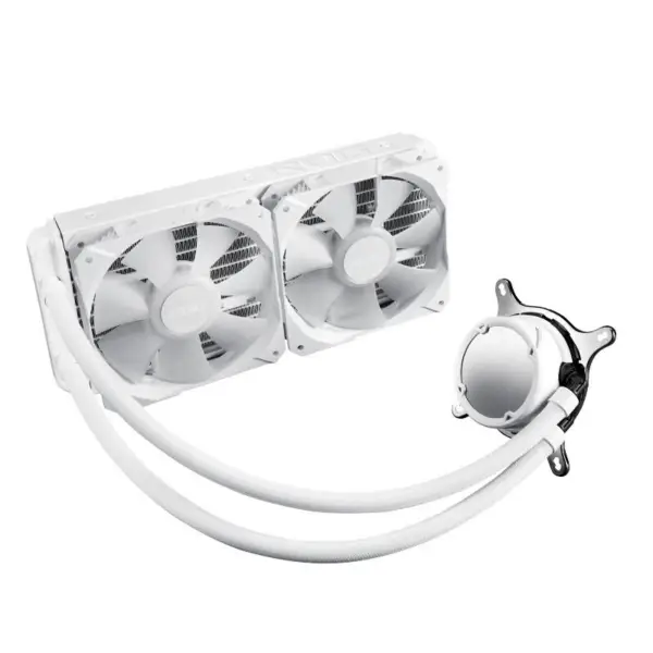 AsUs Rog Strix Lc Ii 240 Argb White Edition 2fans Integrierter Wassergekühlter Radiator Cpu Kühler Lüfter