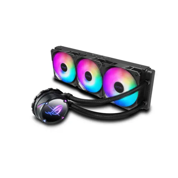 AsUs Rog Strix Lc Ii 360 Argb 3fans Integrierter Wassergekühlter Radiator 12. Gen Cpu Asetek 7. Pwm Dc Cpu Kühlung Argb Fan