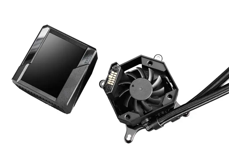 AsUs Rog Ryujin Ii 360 Argb 3fans Integrierter Wassergekühlter Radiator 12. Gen Cpu Asetek 7. Gen 3.5in Lcd Pwm Dc Argb Cool Fan