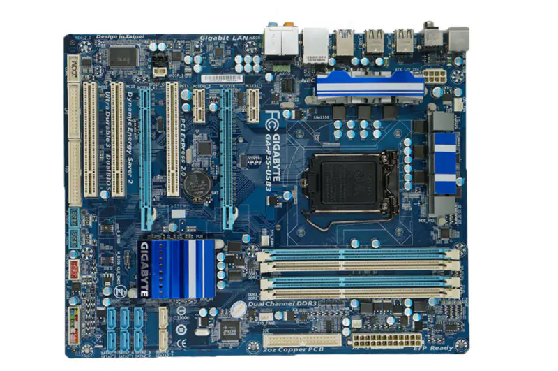Gigabyte GA-P55-USB3 P55-USB3 P55 LGA 1156 ATX-Motherboard