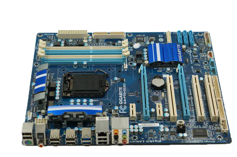 Gigabyte GA-P55-USB3 P55-USB3 P55 LGA 1156 ATX-Motherboard