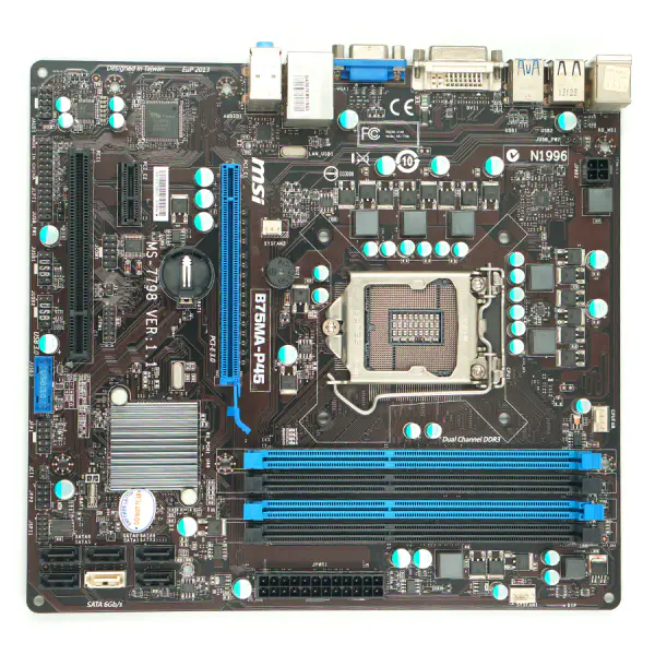MSI B75MA-P45 Hauptplatine B75 LGA1155 Micro-ATX