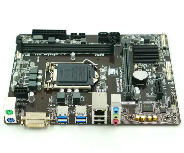 Gigabyte GA-B150M-D2VX-SI B150M-D2VX-SI B150 LGA 1151 Micro-ATX Mainboard