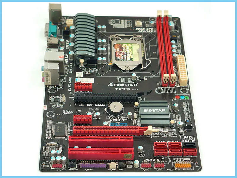Biostar TP75 1155 USB3 Übertaktungs-Motherboard