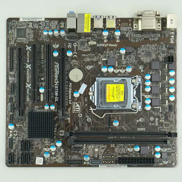 Asrock B75M-GL R2.0 B75 LGA 1155 Micro-ATX-Motherboard