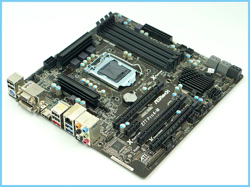 Asrock Z77 Pro4-M Hauptplatine Z77 LGA1155 m-ATX