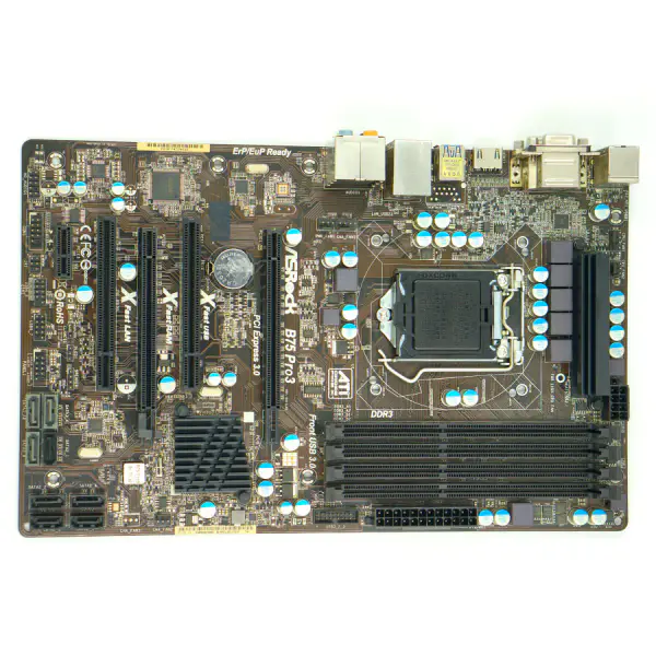 Asrock B75 PRO3 Hauptplatine All-Solid-State LGA1155
