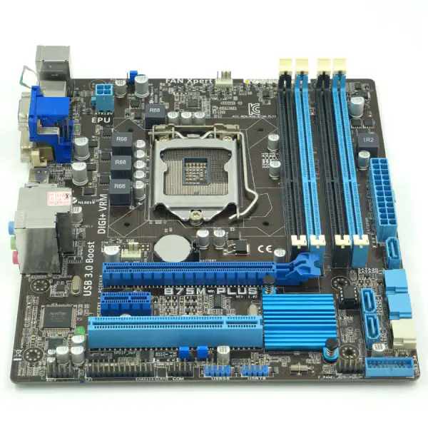 Asus B75M-PLUS Hauptplatine Intel B75 LGA1155