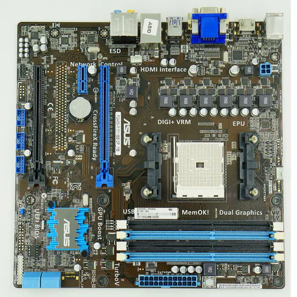 Asus F2A55-M/M11BB/DP_MB Hauptplatine A55 FM2 uATX