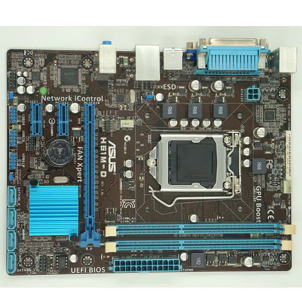 Asus H61M-D H61 LGA 1155 uATX Hauptplatine