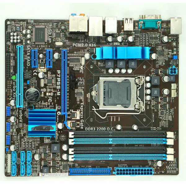 Asus P7P55-M Hauptplatine P55 LGA1156 uATX