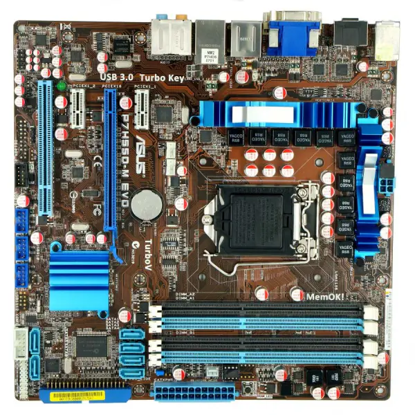 Asus P7H55D-M EVO Hauptplatine