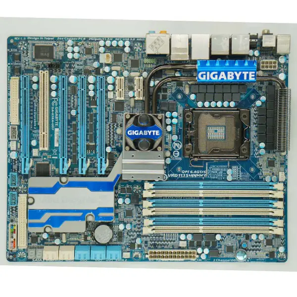 Gigabyte GA-X58A-UD7 X58A-UD7 Mainboard 1366 Pin X58 USB3 L5639 L5520