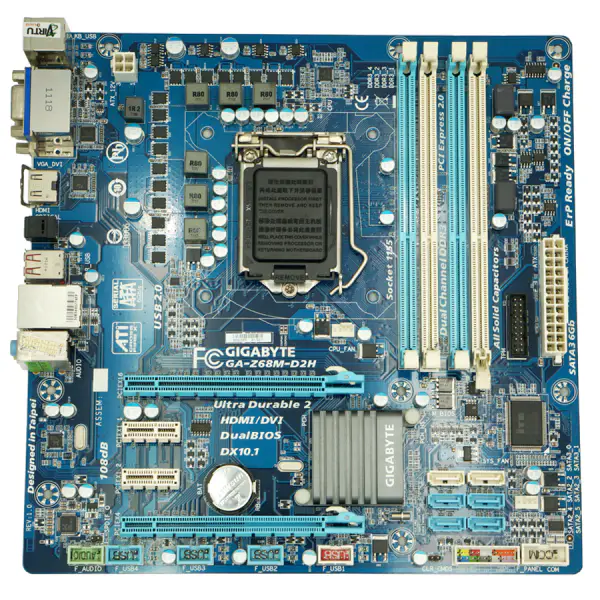 Gigabyte GA-Z68M-D2H Z68M-D2H Mainboard LGA1155 Micro-ATX