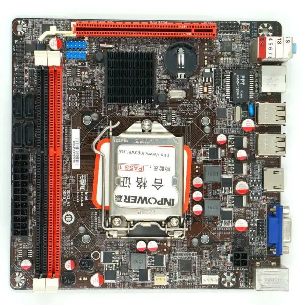 Buntes C.H61HD V20 H61 1155-Pin ITX-Motherboard