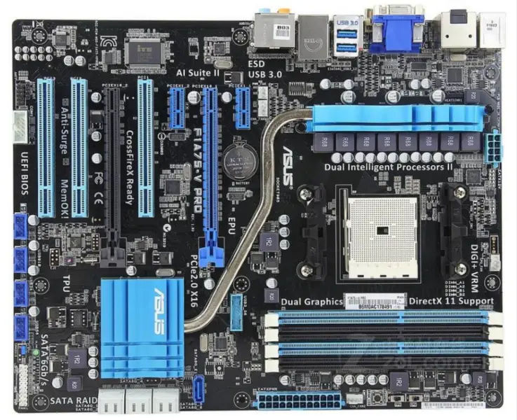 Asus F1A75-V PRO Hauptplatine