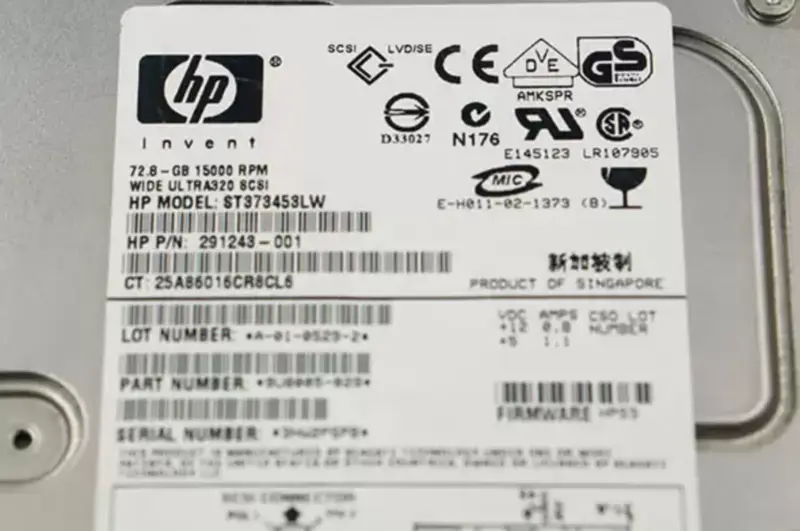 Workstation 73GB 15K U320 68pin SCSI ST373453LW ST373454LW ST373455LW gut getestetes funktionierendes Industrie Motherboard