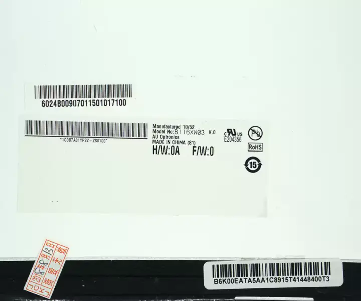 11,6 Zoll LCD für Asus 1225b N116BGE-L41 B116XW03 V.0 LCD-Bildschirm